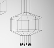 Подвесной светильник Wireflow восьмиугольный 0299