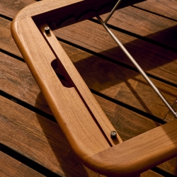 Шезлонг Turqueta из массива тикового дерева