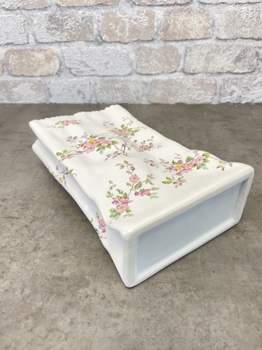 Ваза керамическая белая Paper Пакет Terra Design TDVFP02