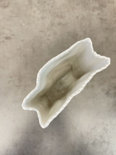 Ваза керамическая белая Paper Пакет Terra Design TDVFP02