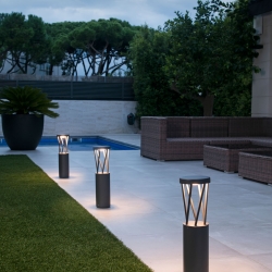 Ландшафтный светильник Twist темно-серый