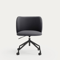 Стул поворотный Mogi на колесиках темно-серый