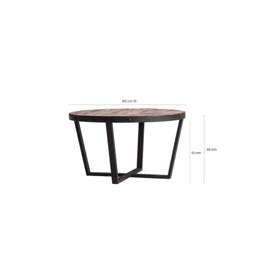 Круглый журнальный столик Minot 80 см