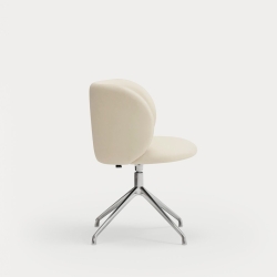 Поворотный стул Mogi хром/ бежевый