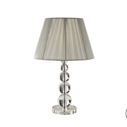 Настольная лампа Mercury серебро 1L большая