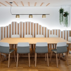 Подвесной линейный светильник с 3 плафонами Aspen SH C 50 см