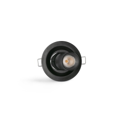 Встраиваемый светильник KOPE черный Ш85 7W 2700K CRI90 36є NEGRO DALI