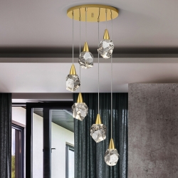 Люстра Aquaria 6L матовое золото