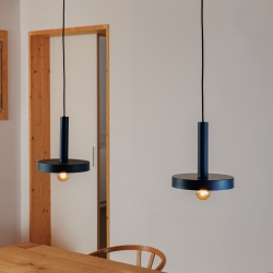 Подвесной светильник WHIZZ синий/белый MATE 1xE27