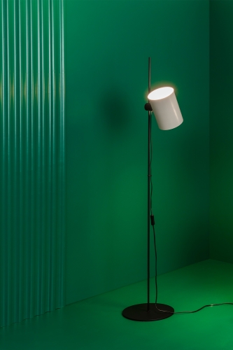 Торшер Guadalupe черный/бежевый