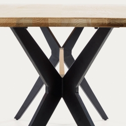 Стол Amethyst 160х90 беленый дуб