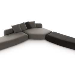 Композиция модульных диванов Mass 524x282 cm