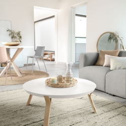 Журнальный столик Solid белый матовый