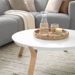 Журнальный столик Solid белый матовый