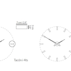 Часы Nomon Tacon 12i (хромированная сталь) D=74см