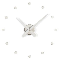 Настенные часы Rodon Mini L хром-белый