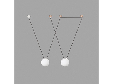 Подвесной светильник MINE SPACE белый 2 LUCES PERSONALIZADO