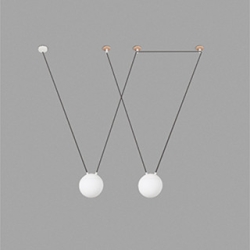 Подвесной светильник MINE SPACE белый 2 LUCES PERSONALIZADO