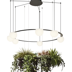 Люстра Circ CIR_R12R1MP1VK с углубленным навесом