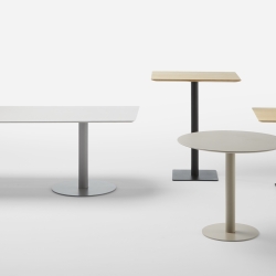 Стол Flat с круглым основанием 49 см (высота 72см) Ø100cm