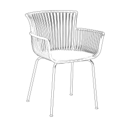 Садовый стул Surpika черный