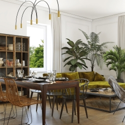 Подвесной светильник Volta VOL_L92R2T с углубленным навесом