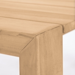 Victoire Уличный стол из массива тикового дерева 200 x 100 см