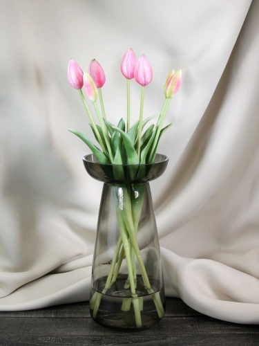 Ваза для цветов и сухоцветов высокая декоративная Terra Design TDV2701