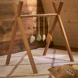 Terezinha Ковер 100% белый хлопок с бежевыми ромбами 150 x 200 см