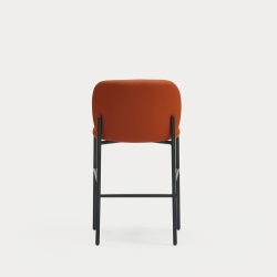 Полубарный стул Mogi терракотовый