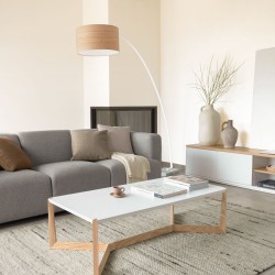 Журнальный столик Duplex белый