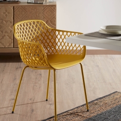 Стул-кресло Quinn желтый