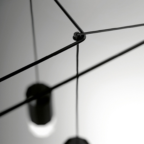 Подвесной светильник Wireflow треугольный 0407