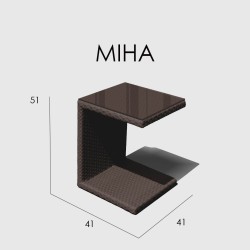 Стол для лежака Miha MOCCA