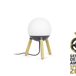 Настольная лампа Mine серая