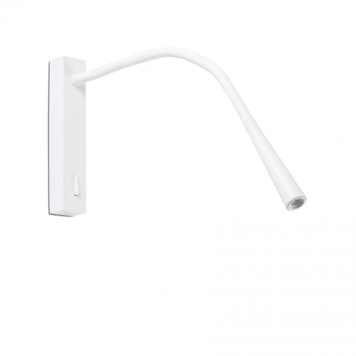 Бра с ридером Flin белое