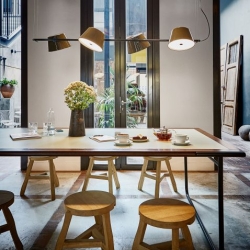 Линейный подвес Tam Tam 4 серо-коричневый