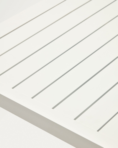 Culip Алюминиевый уличный стол с порошковым покрытием белого цвета 180 x 90 см