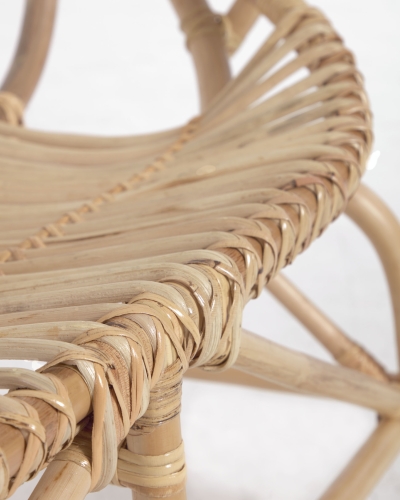 Mimosa Скамейка из ротанга с натуральной отделкой 114 см