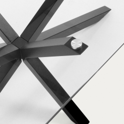 Стол журнальный Argon черный металл