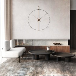 Часы настенные Bilbao Premium Walnut - brass