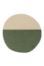Круглый ковер Perls round зеленый