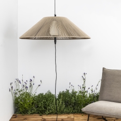 Переносной и подвесной светильник Saigon OUT C100 серый/бежевый