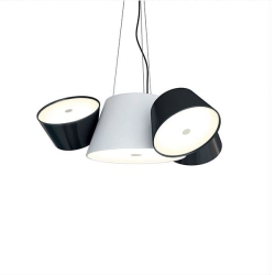 Подвесной светильник Tam Tam Mini белый - черный