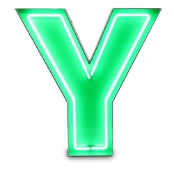 Напольный светильник LETTER Y GRAPHIC