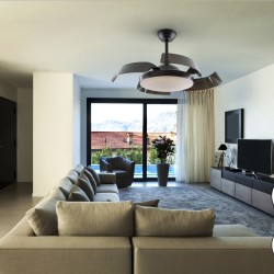 Enzo Потолочный вентилятор с освещением DIM черный