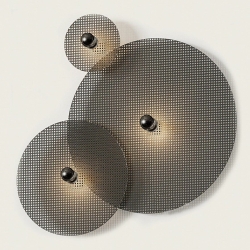 Бра Tan Tan A1053/10 см черный металл + 1125/30 черный ротанг