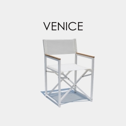 Кресло обеденное складное Venice WHITE WASH