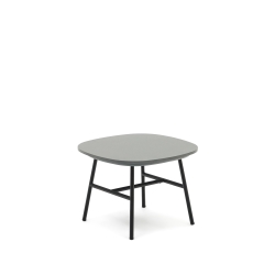 Bramant Приставной столик из стали с черной отделкой 60 x 60 см