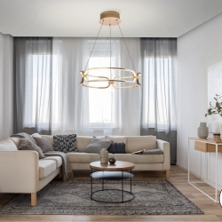 Подвесной светильник Colette Ø47 розовое золото